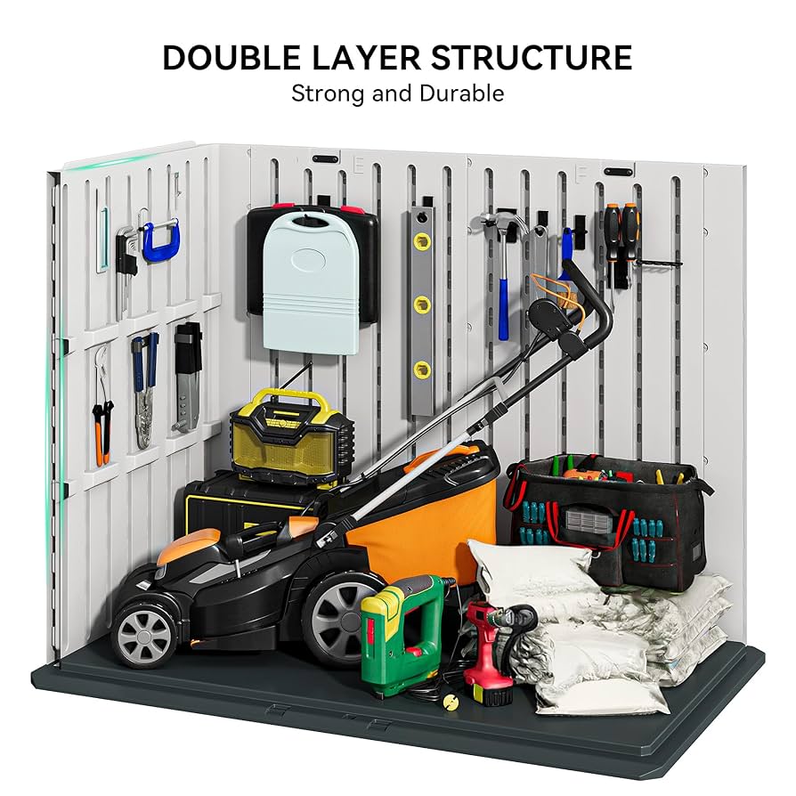 Riho　0922 Amazon.com: YITAHOME Outdoor Horizontal Storage Shed with X